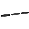 FUKR Lot de 3 cockring Silicone Set Ring Noirs